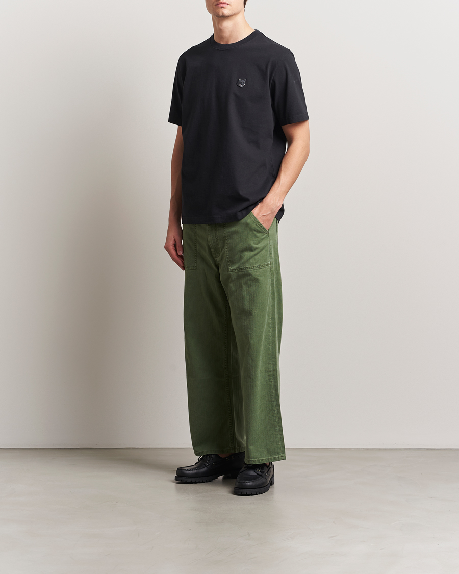 Heren | T-shirts | Maison Kitsuné | Tonal Fox Head T-Shirt Black