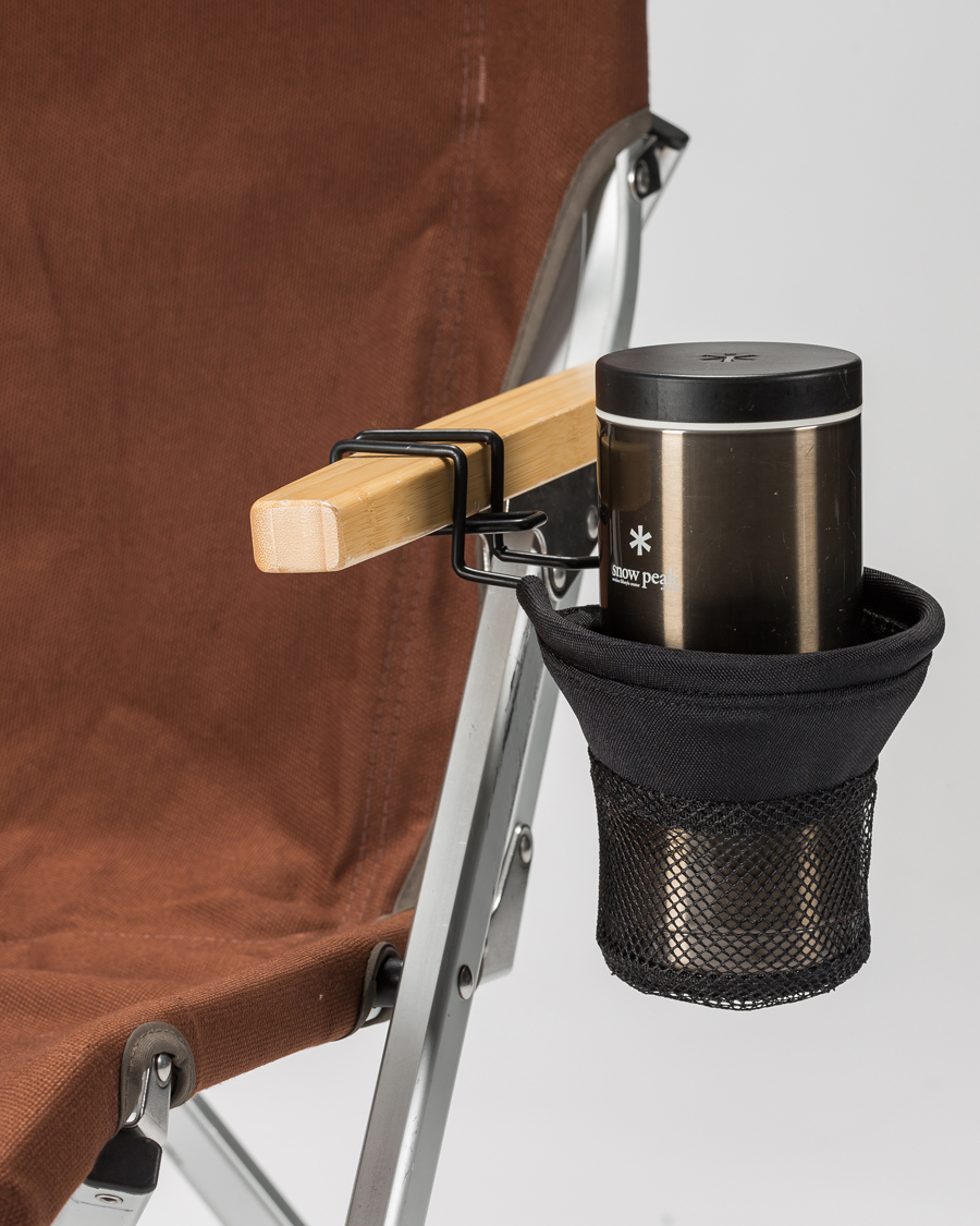 Heren | Outdoor living | Snow Peak | Low Chair Cup Holder Black