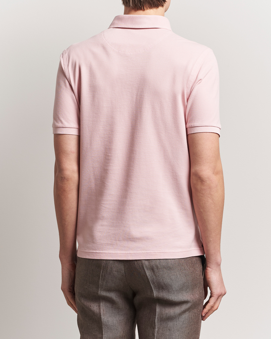 Heren | Polo's | Gran Sasso | Washed Polo Pink