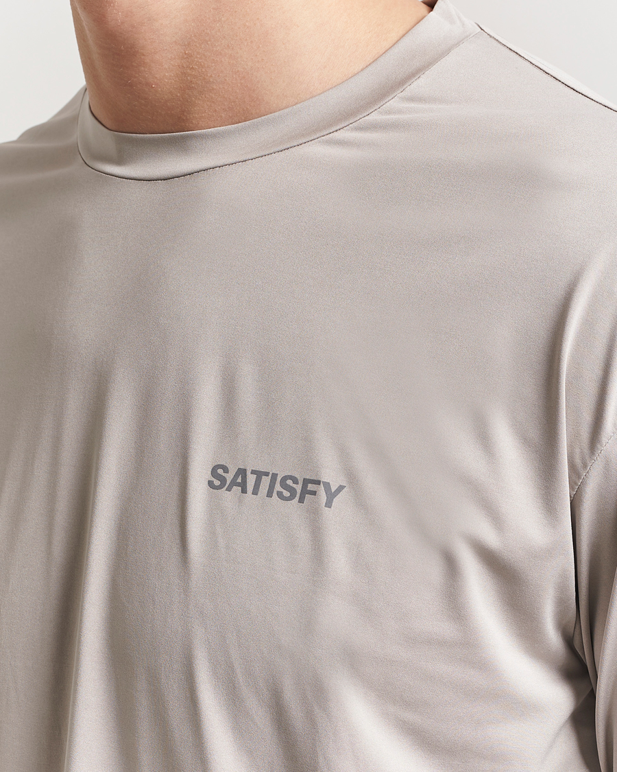 Heren | T-shirts | Satisfy | AuraLite Long Sleeve T-Shirt Mineral Dune
