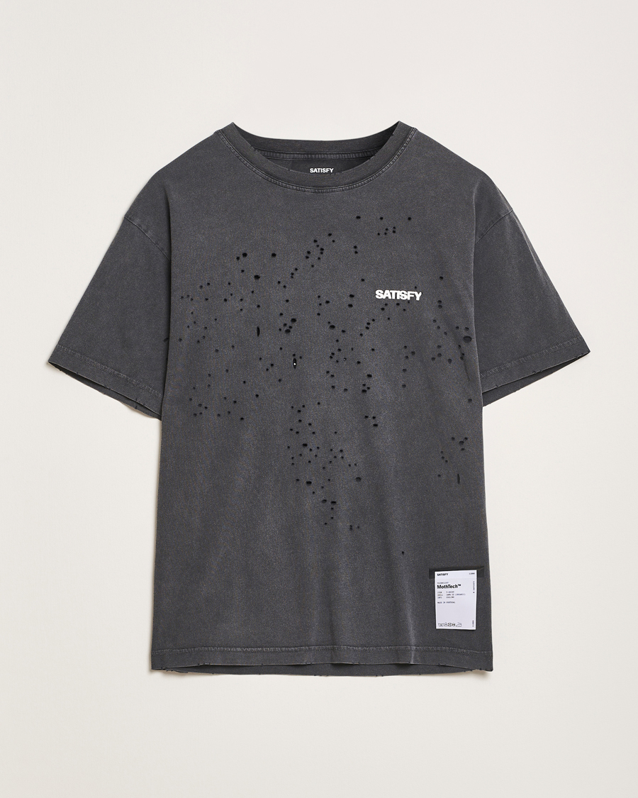 Heren | T-shirts | Satisfy | MothTech T-Shirt Aged Black