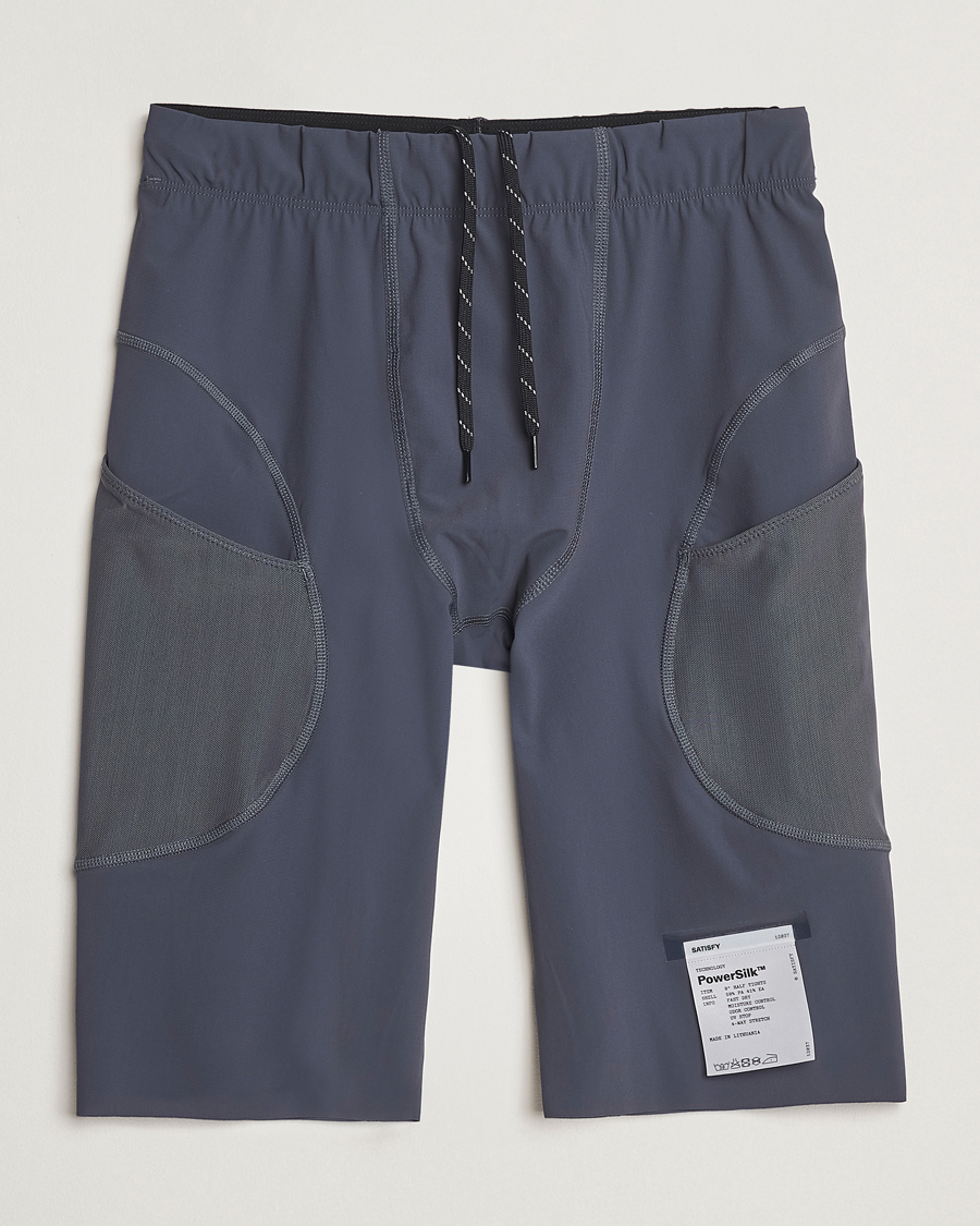 Heren | Korte broek | Satisfy | PowerSilk 9 Half Tights Grey
