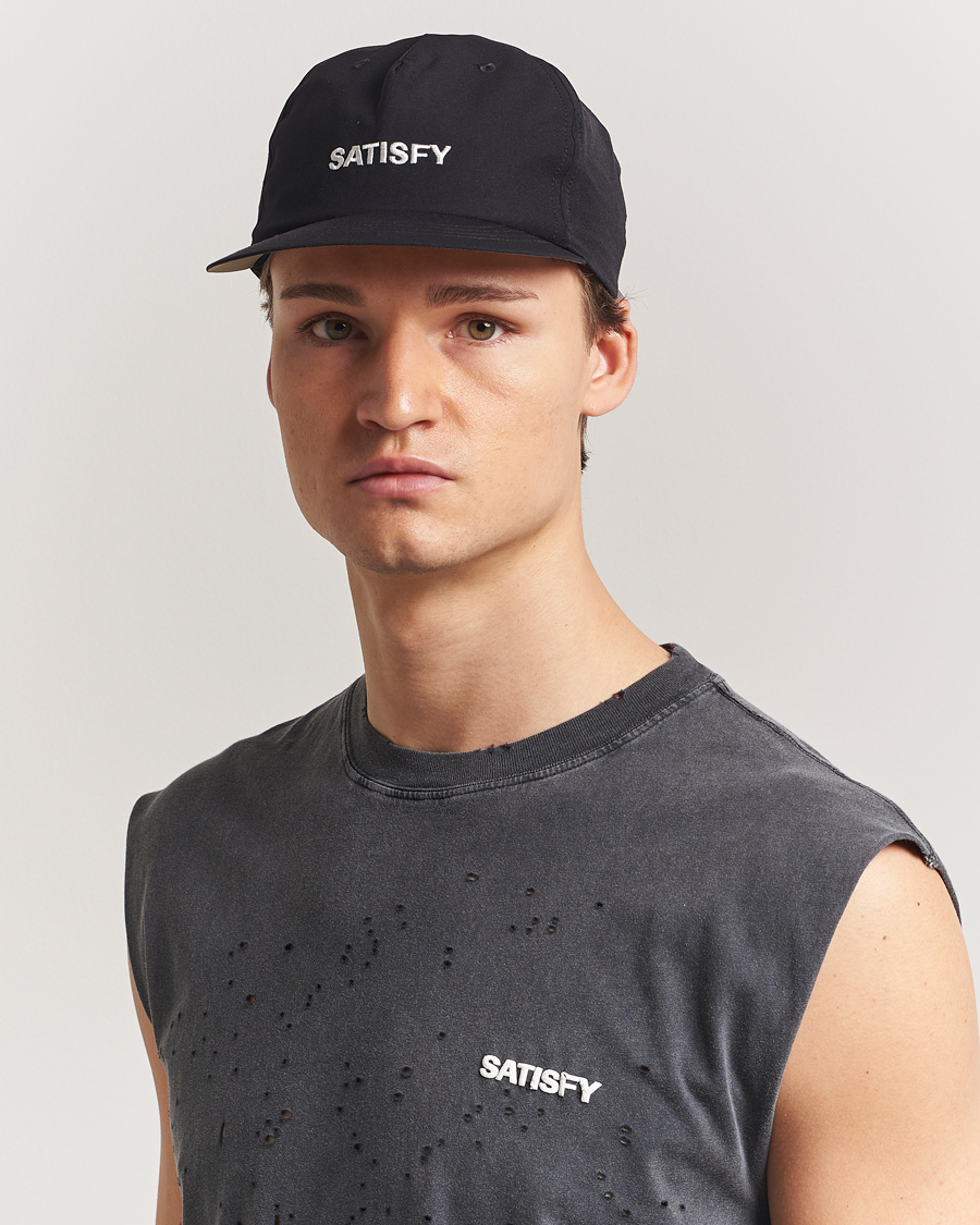 Heren | Hoeden en petten | Satisfy | PeaceShell 5-Panel Cap Black