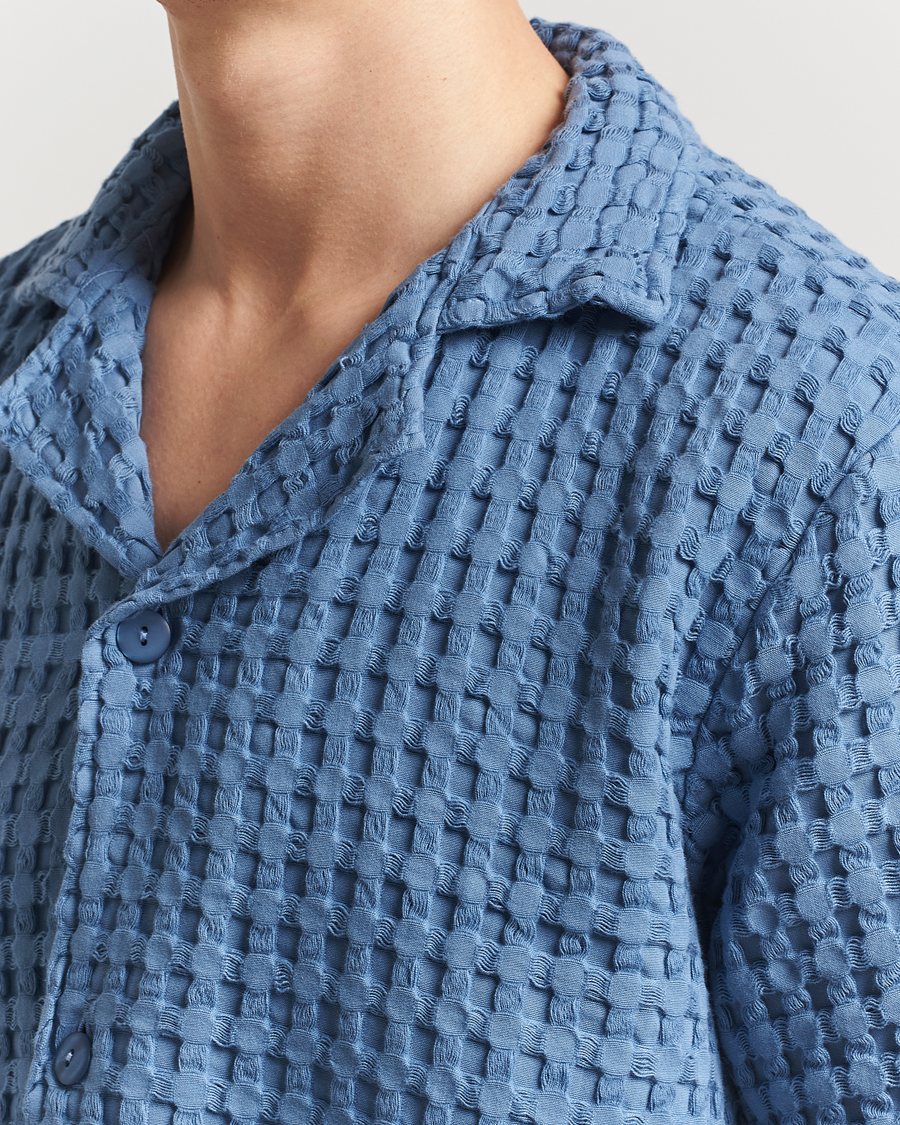 Heren | Overhemden | OAS | Cuba Waffle Shirt Coronet