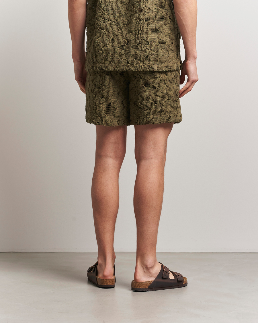 Heren | Korte broek | OAS | Cuba Crochet Shorts Pine Verve