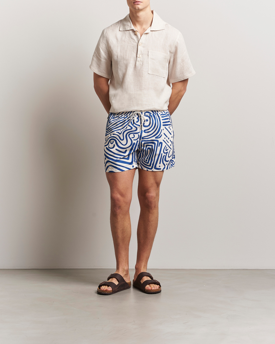 Heren | Zwembroek | OAS | Printed Swimshorts Eldovado
