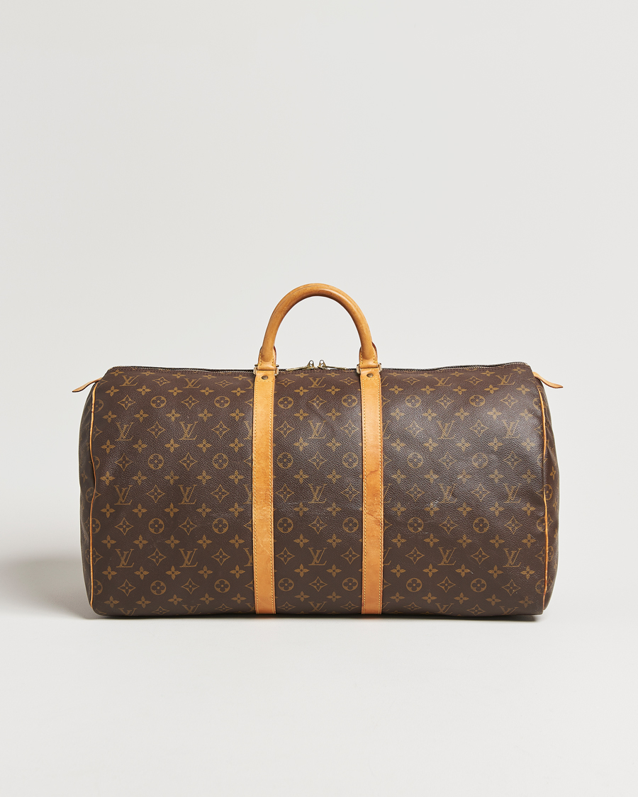 Heren | Pre-Owned & Vintage Bags | Louis Vuitton Pre-Owned | Keepall 55 Monogram