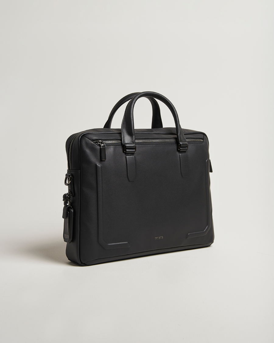 Heren | TUMI Harrison Avondale Top Zip Briefcase Black | TUMI | Harrison Avondale Top Zip Briefcase Black
