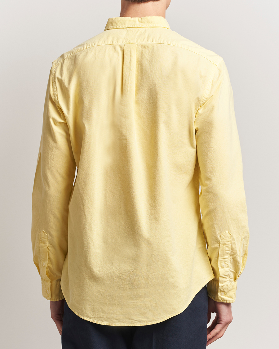 Heren | Overhemden | Polo Ralph Lauren | Slim Fit Garment Dyed Oxford Shirt Wicket Yellow