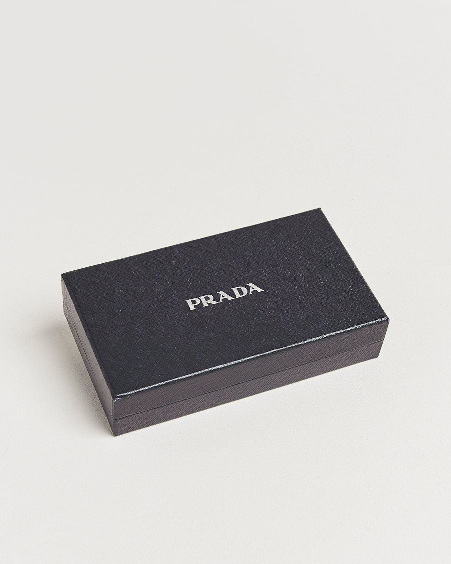 Heren | Prada Pre-Owned Saffiano Leather Wallet Light Blue | Prada Pre-Owned | Saffiano Leather Wallet Light Blue