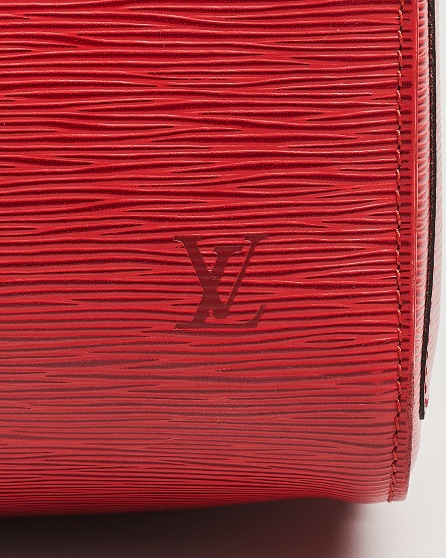 Heren | Louis Vuitton Pre-Owned Speedy 30 Handbag Epi Leather Red | Louis Vuitton Pre-Owned | Speedy 30 Handbag Epi Leather Red