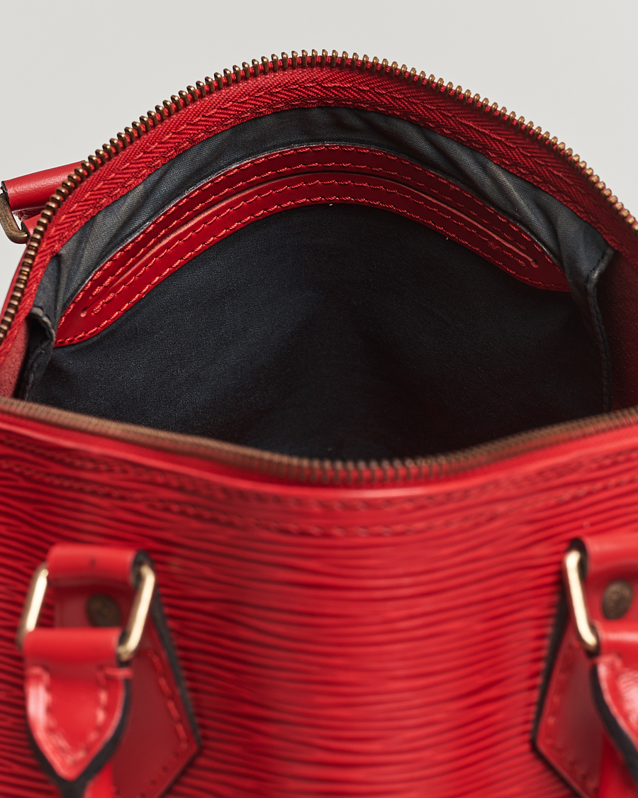 Heren | Louis Vuitton Pre-Owned Speedy 30 Handbag Epi Leather Red | Louis Vuitton Pre-Owned | Speedy 30 Handbag Epi Leather Red
