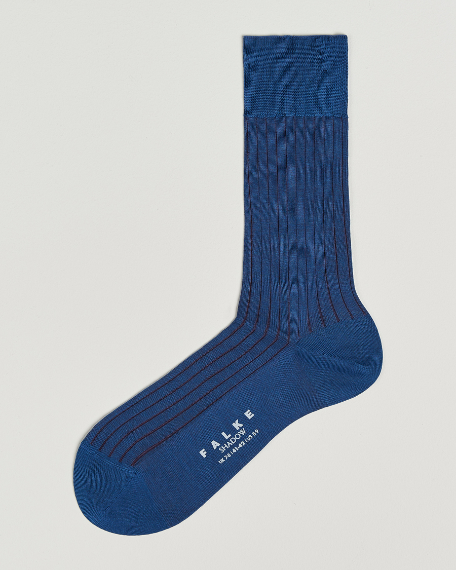 Heren | Ondergoed | Falke | Shadow Stripe Sock Sapphire
