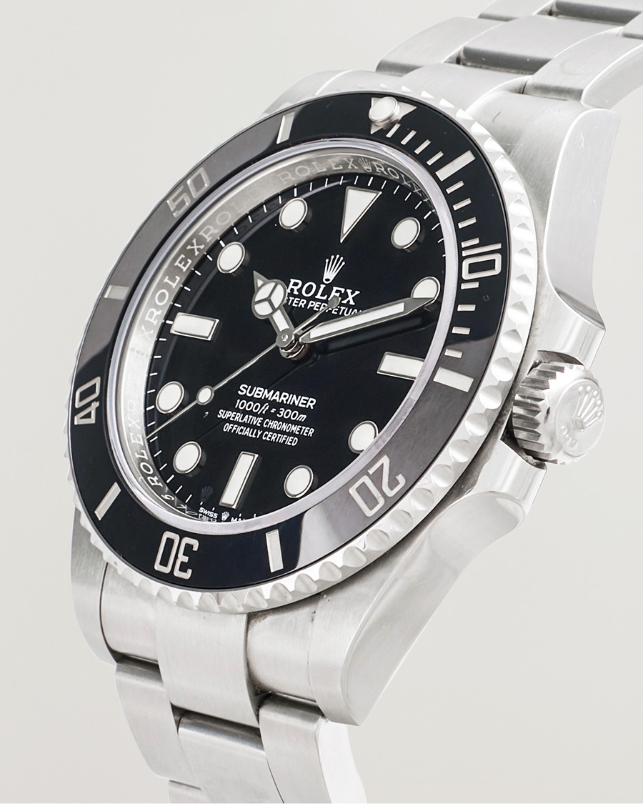 Heren | Rolex Pre-Owned Submariner 124060 Oyster Perpetual Steel Black | Rolex Pre-Owned | Submariner 124060 Oyster Perpetual Steel Black