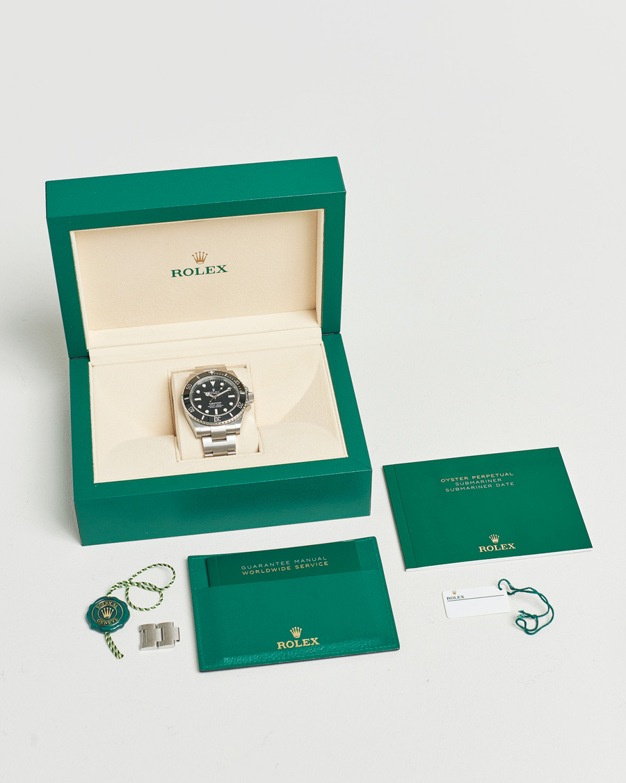 Heren | Rolex Pre-Owned Submariner 124060 Oyster Perpetual Steel Black | Rolex Pre-Owned | Submariner 124060 Oyster Perpetual Steel Black