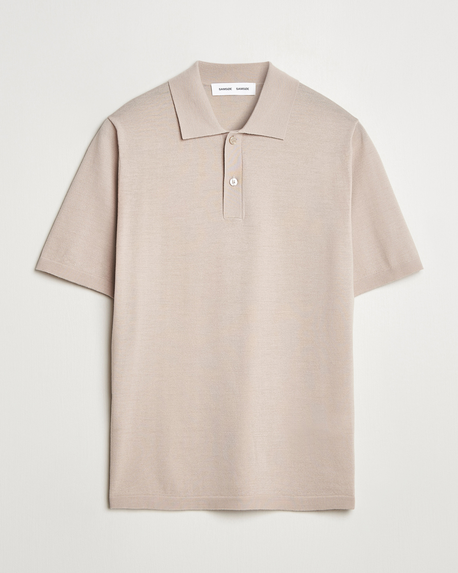 Heren | Polo's | Samsøe Samsøe | Sarown Knitted Polo Pure Cashmere