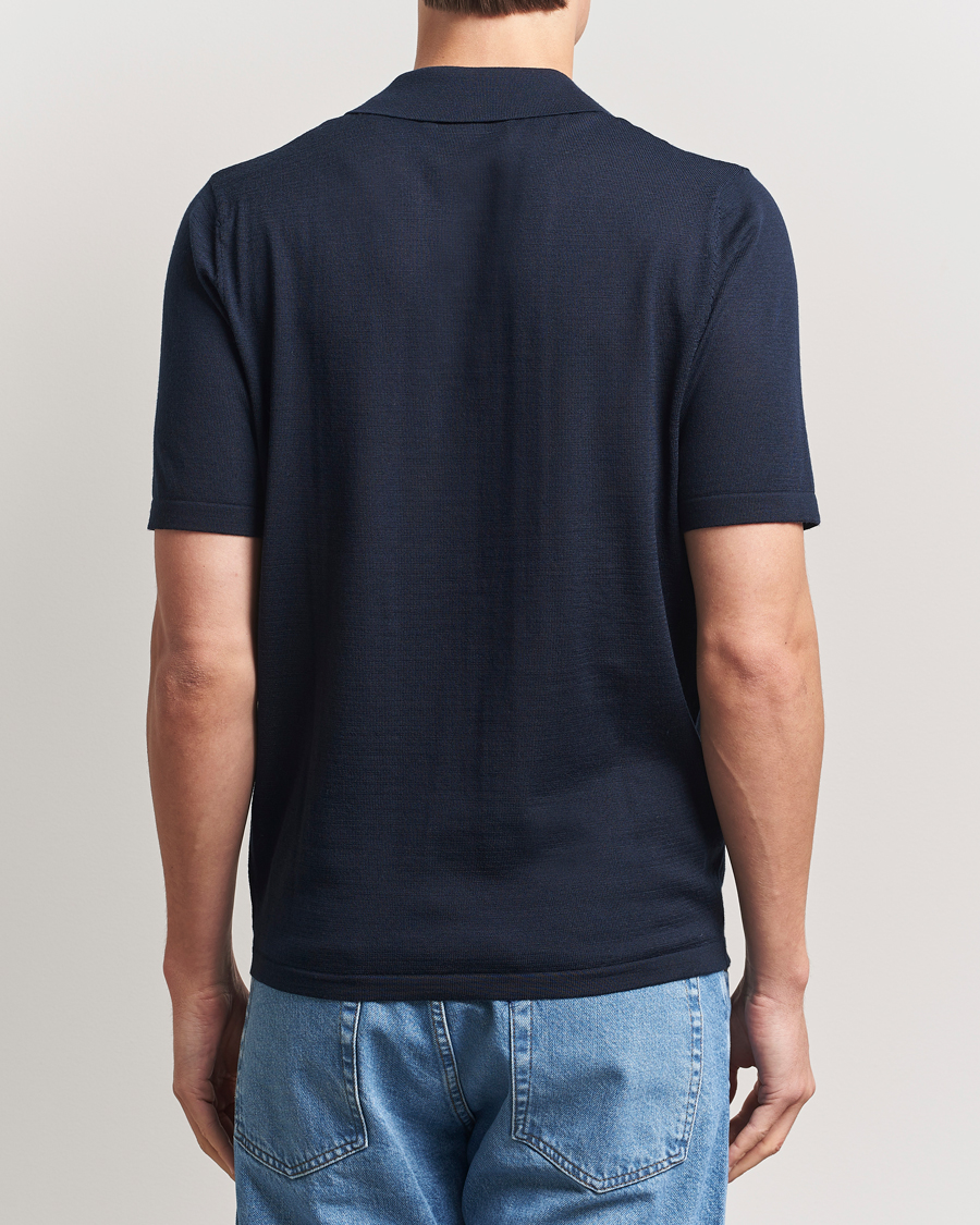 Heren | Polo's | Samsøe Samsøe | Sarown Knitted Polo Salute Navy