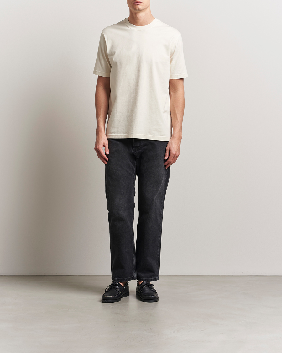 Heren | T-shirts | NN07 | Abel Crew Neck T-Shirt Ivory